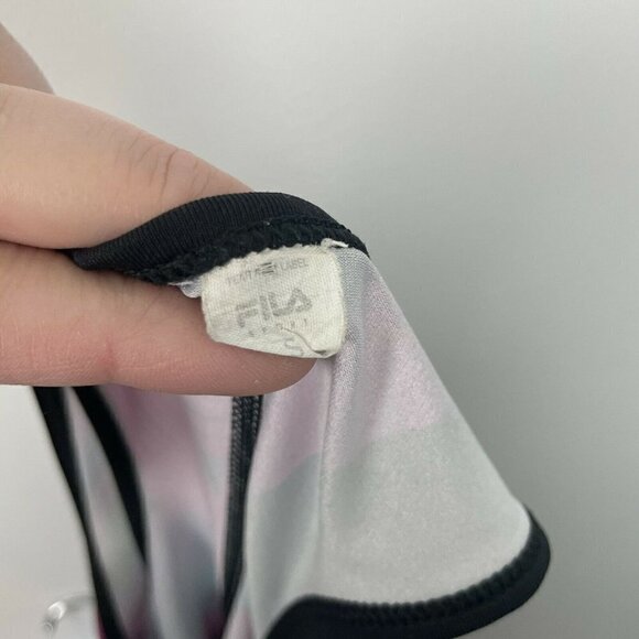 Fila Multi-colored Tank Top Striped v-neck Size Sm - Picture 6 of 6